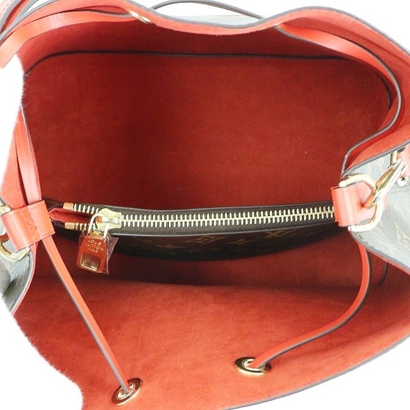 Louis Vuitton Monogram NeoNoe Coquelicot Shoulder Bag Red - Picture 3 of 5